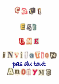 Invitation créative et pleine de surprises